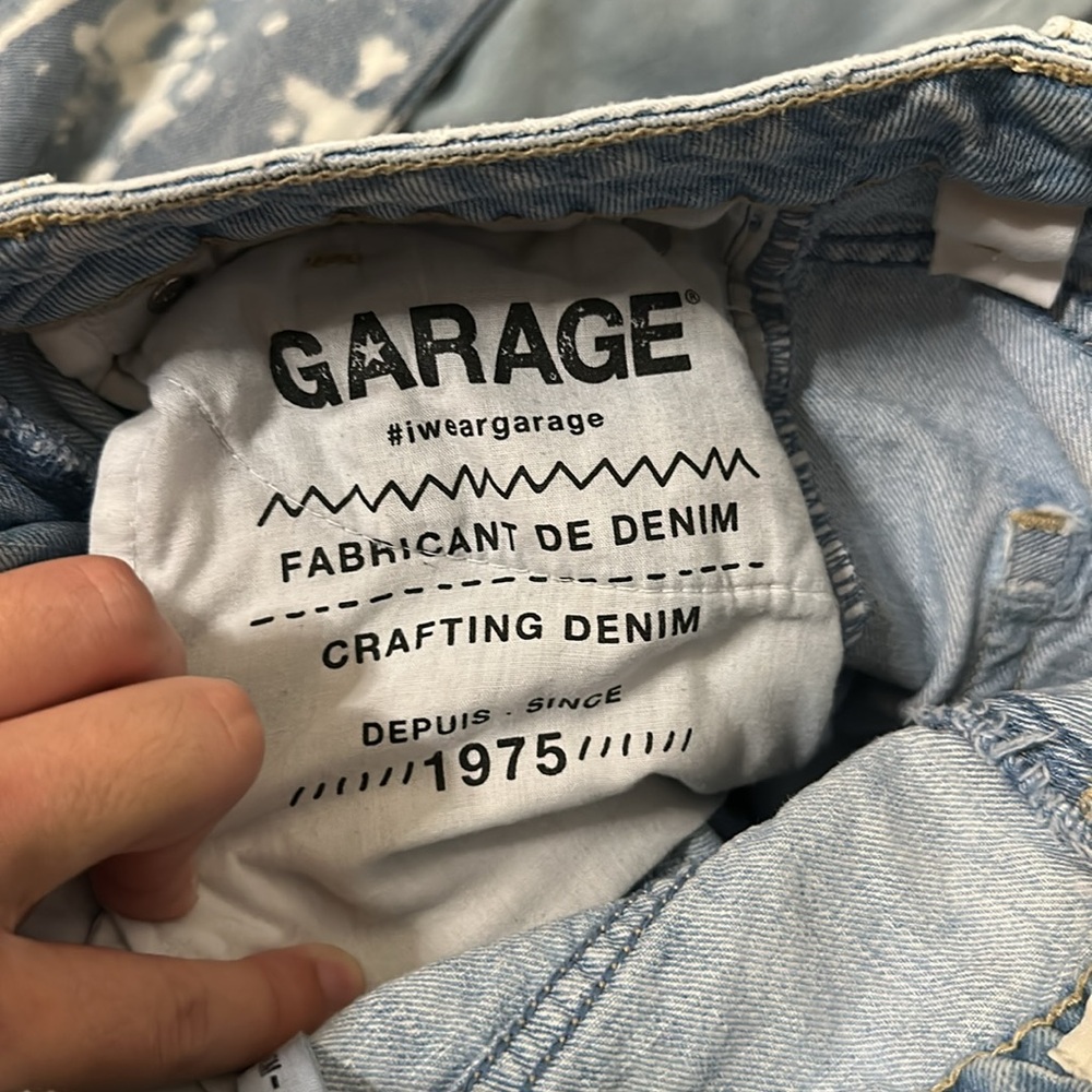 Garage Two Tone Color Block Mom Jeans - Picture 6 of 6
